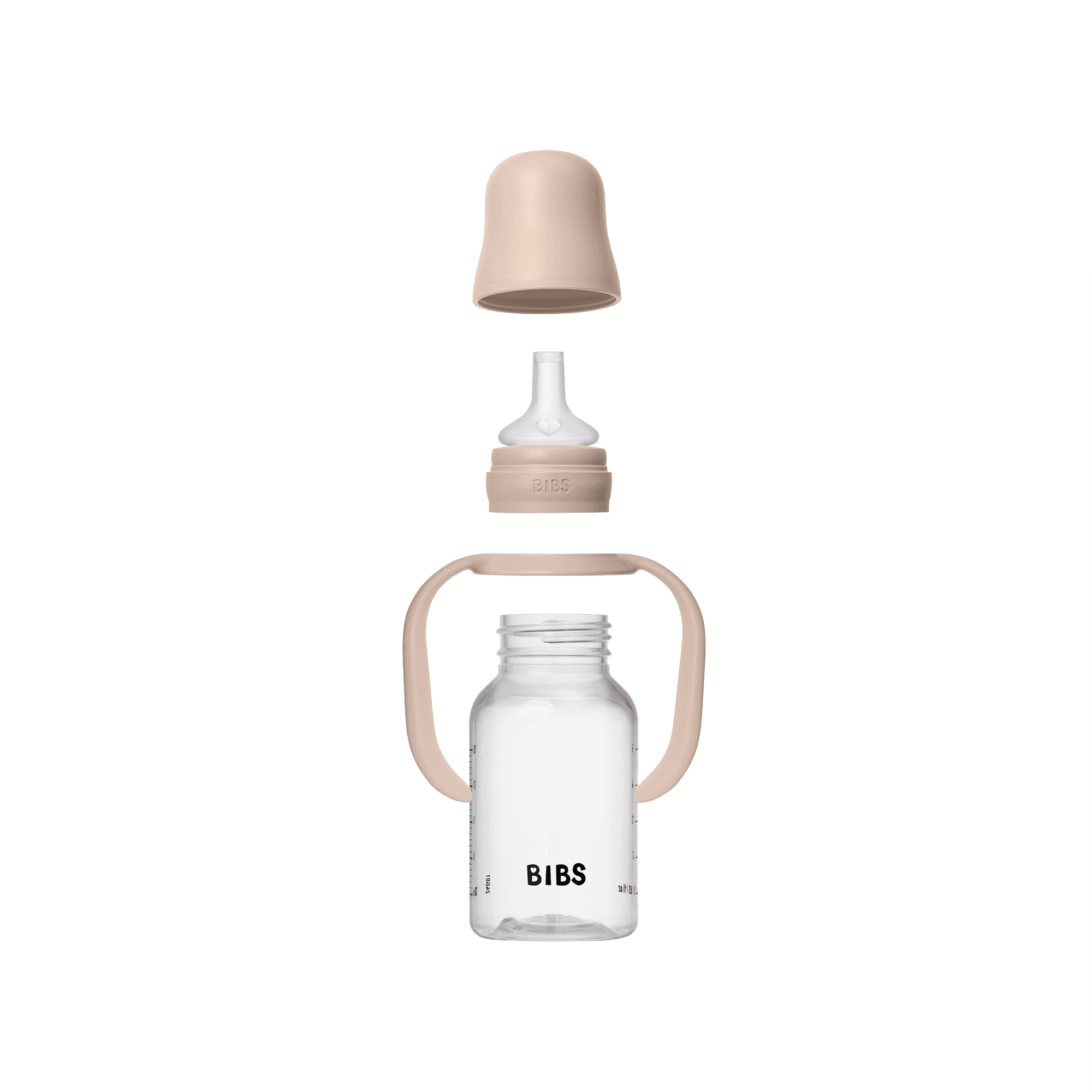 BIBS Baby Sippy Bottle Spout Silicone Blush 150 ml 1-pack 4