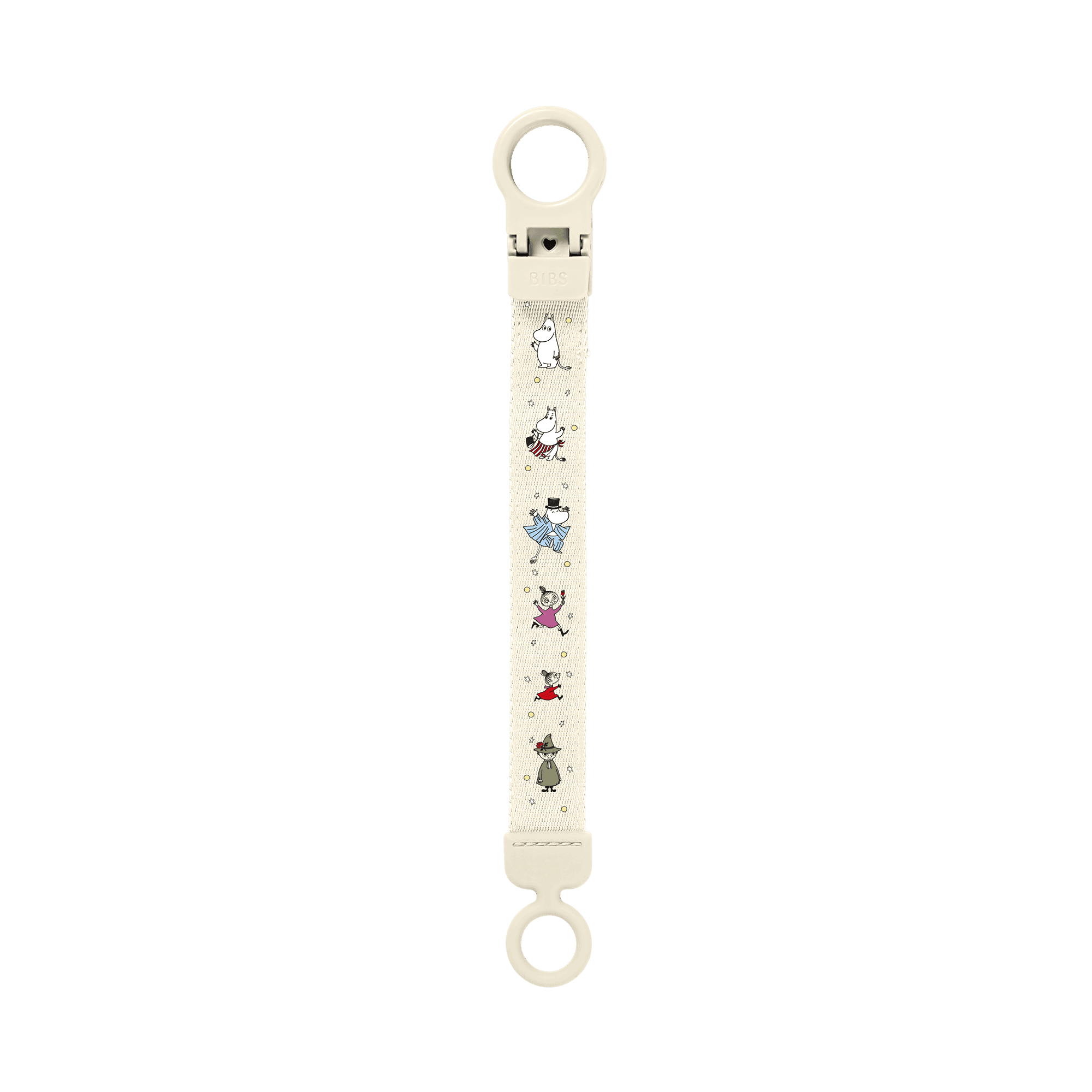 BIBS x Moomin Pacifier Clip Loop Ivory