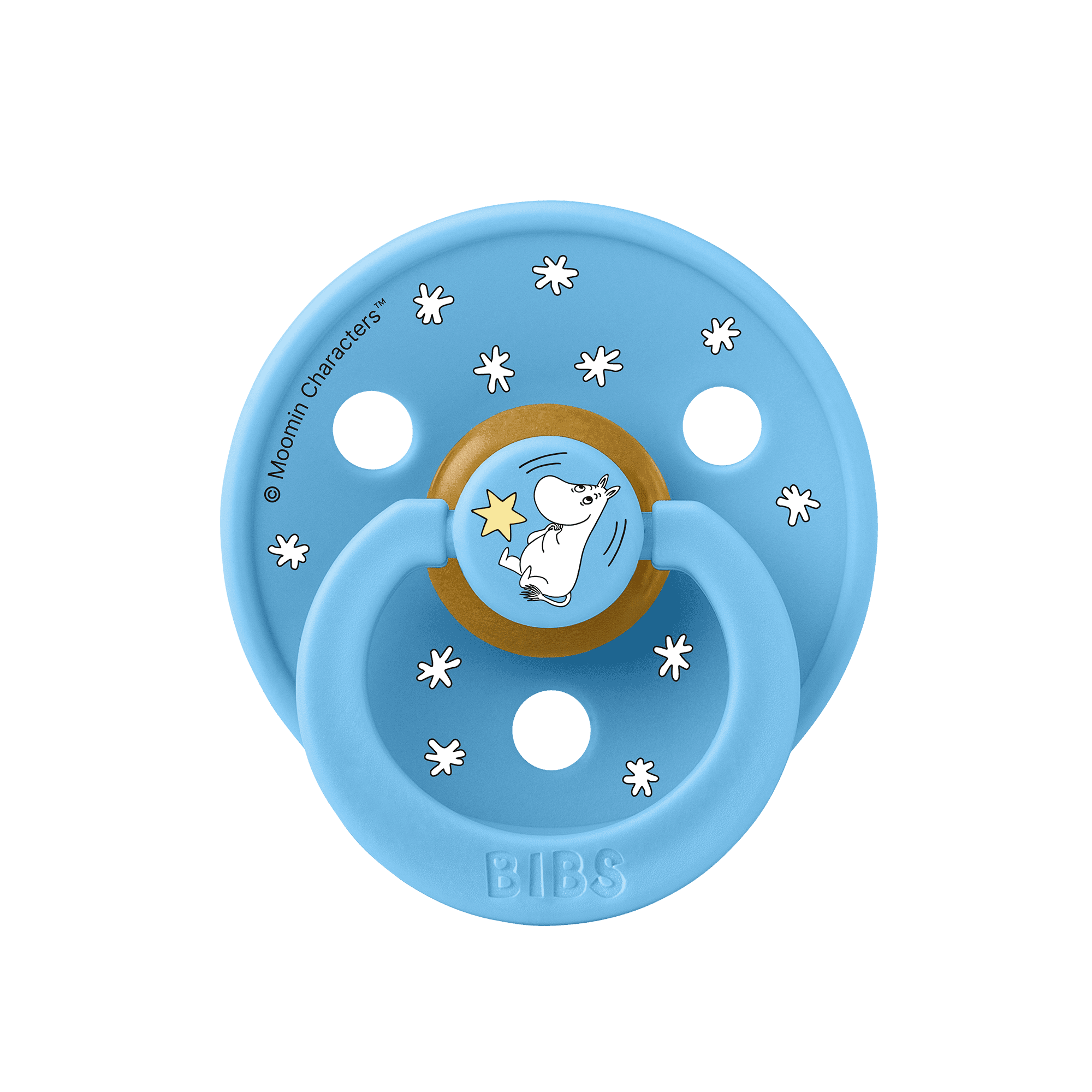 BIBS x Moomin Pacifier Colour Good Night Latex Size 2 Breeze mix 2-pack - produktbild 5