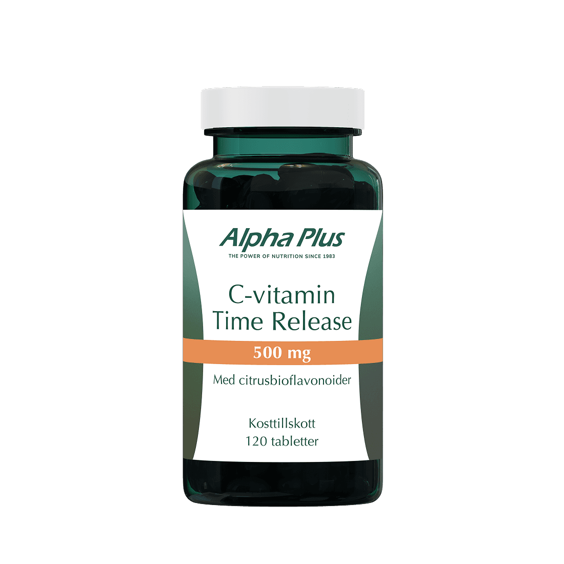 Alpha Plus C-vitamin Time Release 500 mg 120 tabletter