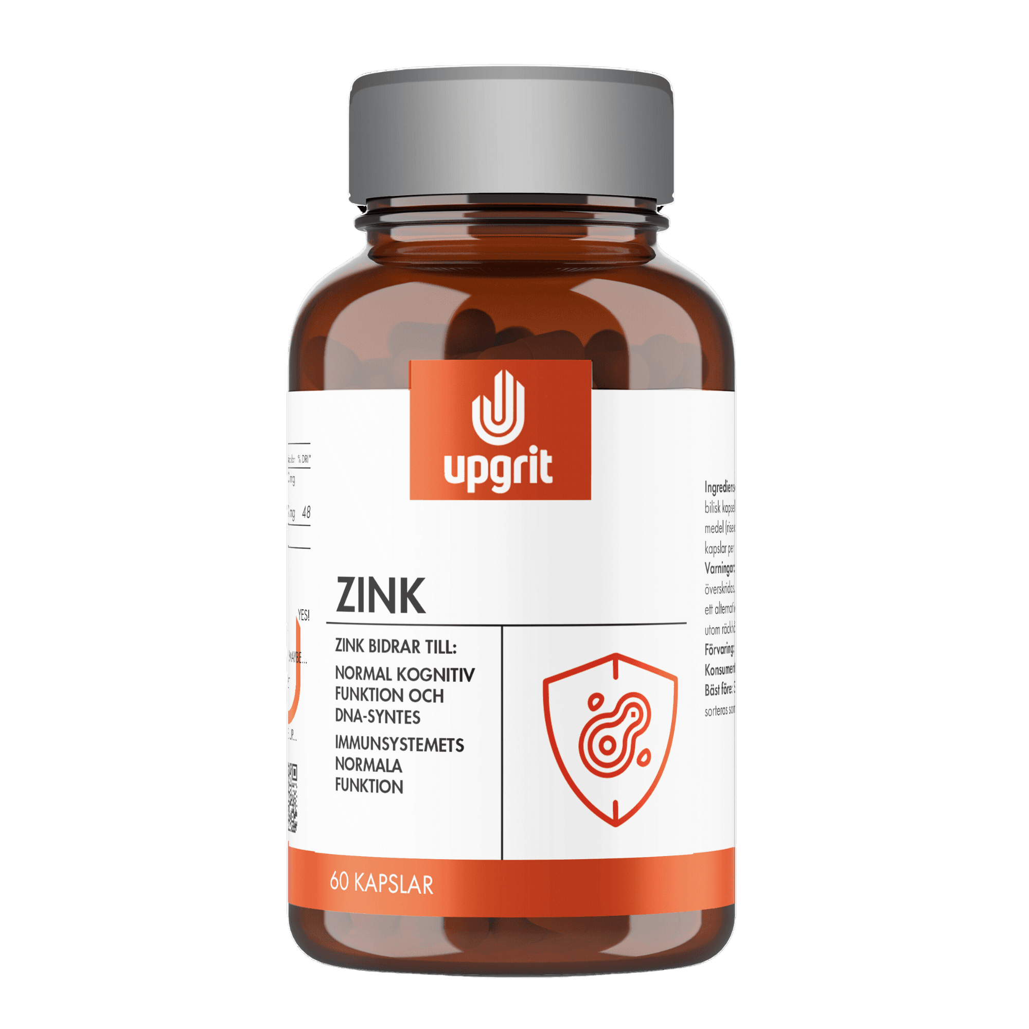 Upgrit Zink 60 kapslar