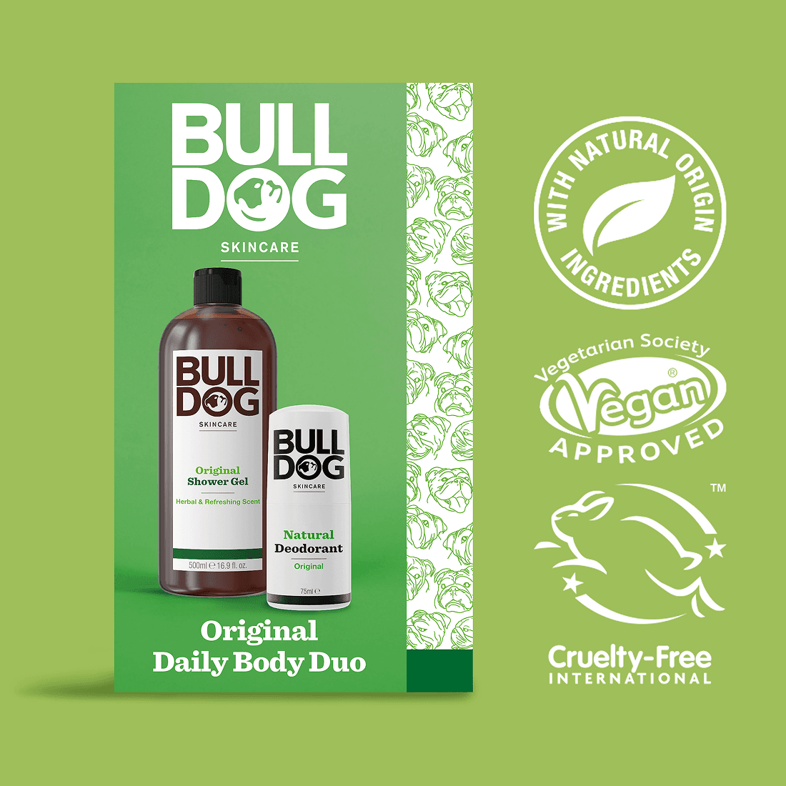 Bulldog Original Body Care Duo 500+75 ml 2