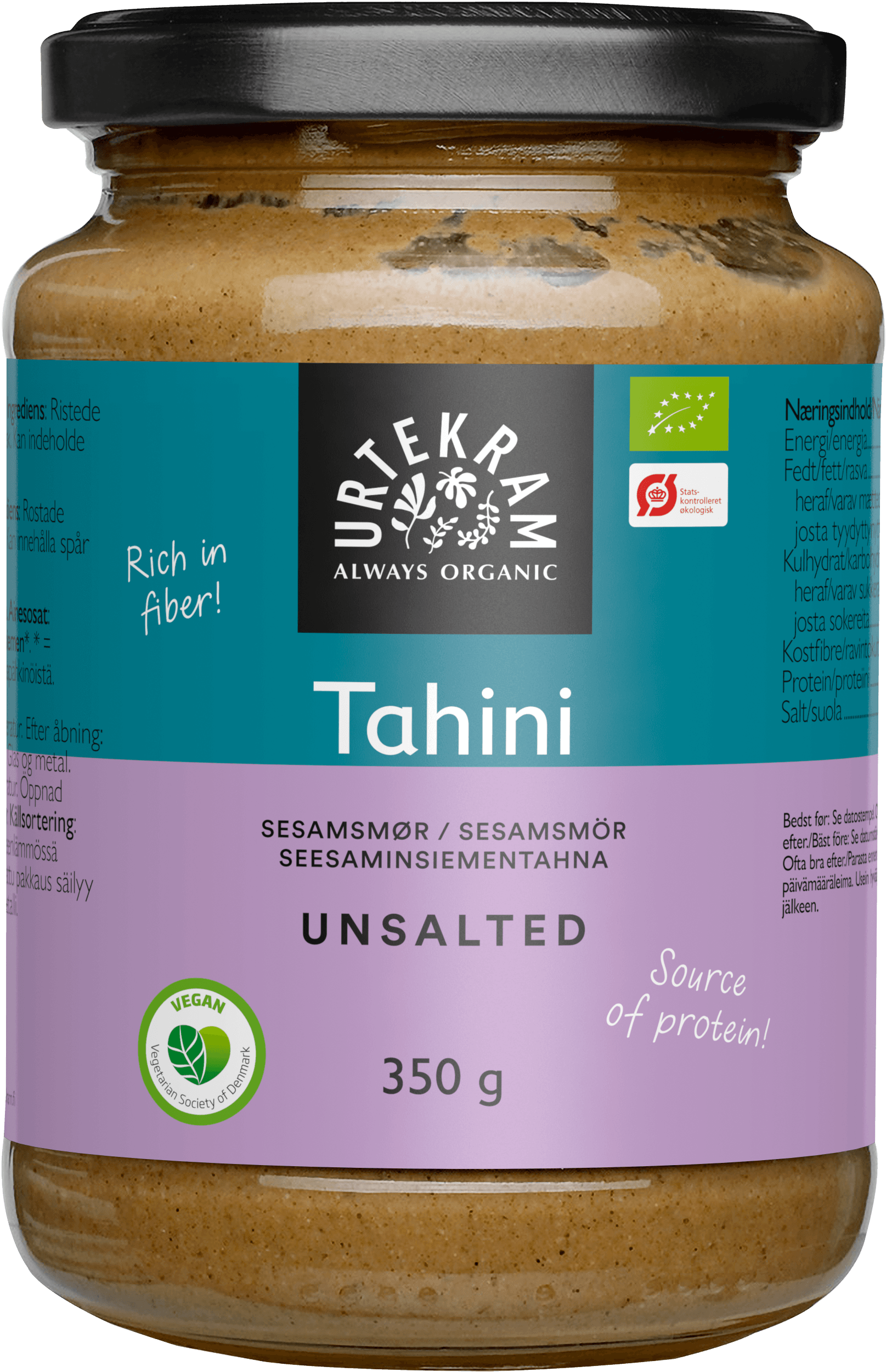 Urtekram Tahini utan Salt Eko 350 g
