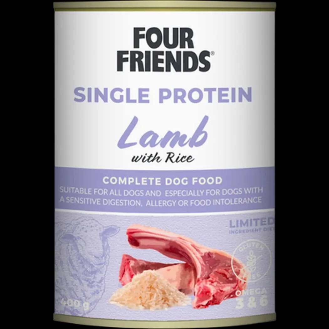 FourFriends Dog Lamb & Rice Våtfoder 400 g