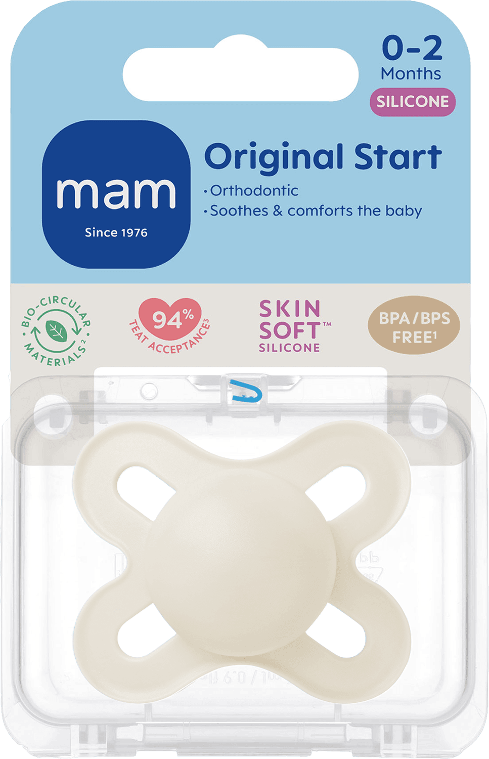 MAM Original Start Silicone 0-2 mån Neutral 2