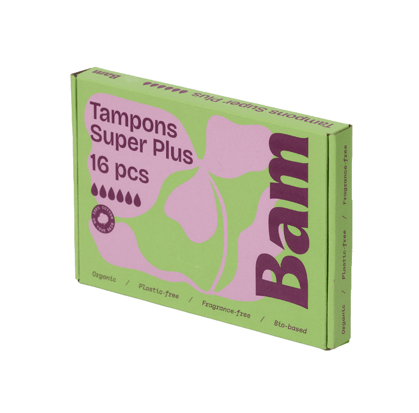 BAM Organic Cotton Tampons Super Plus 16 st