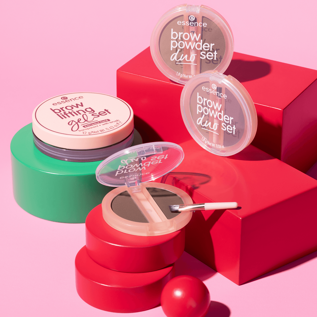 essence Brow Powder Duo set 03 1,8 ml - produktbild 5