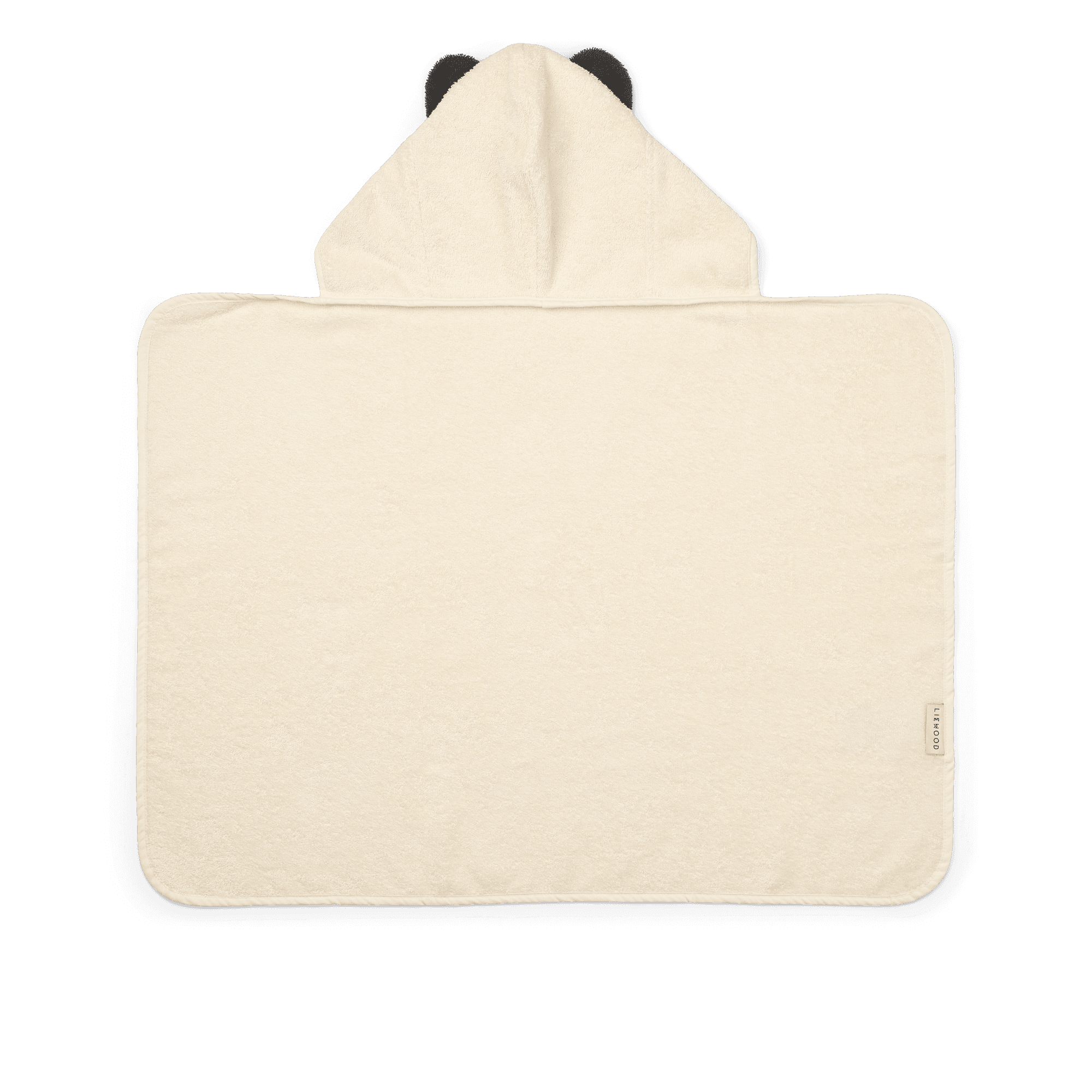 LIEWOOD Vilas Panda Baby Badcape Creme de la Creme - produktbild 2