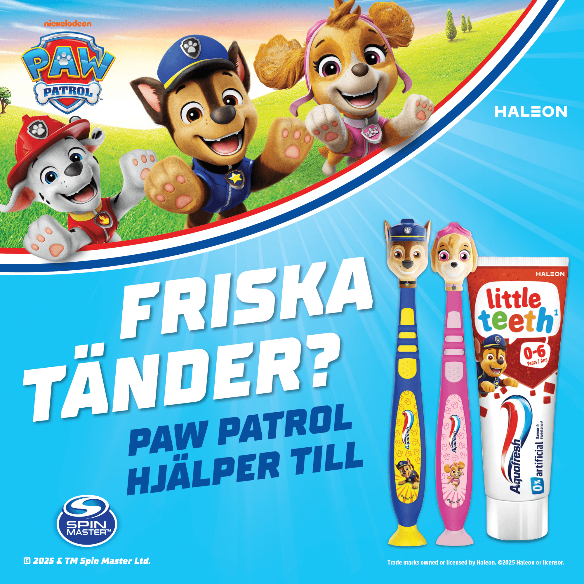Aquafresh Little Teeth Tandboste 3-8 år 1 st 2