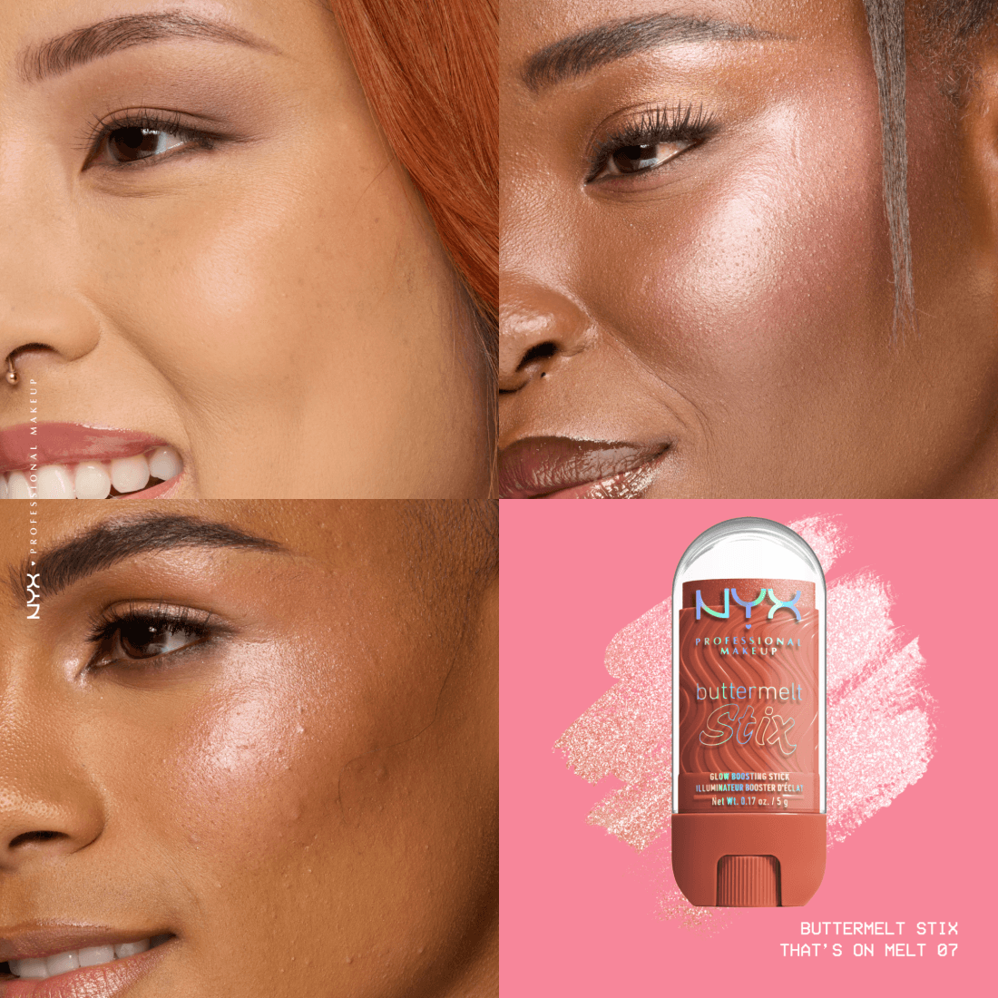 NYX Professional Makeup Buttermelt Glaze Highlighter Stix 07 That's On Melt 8 ml - produktbild 4