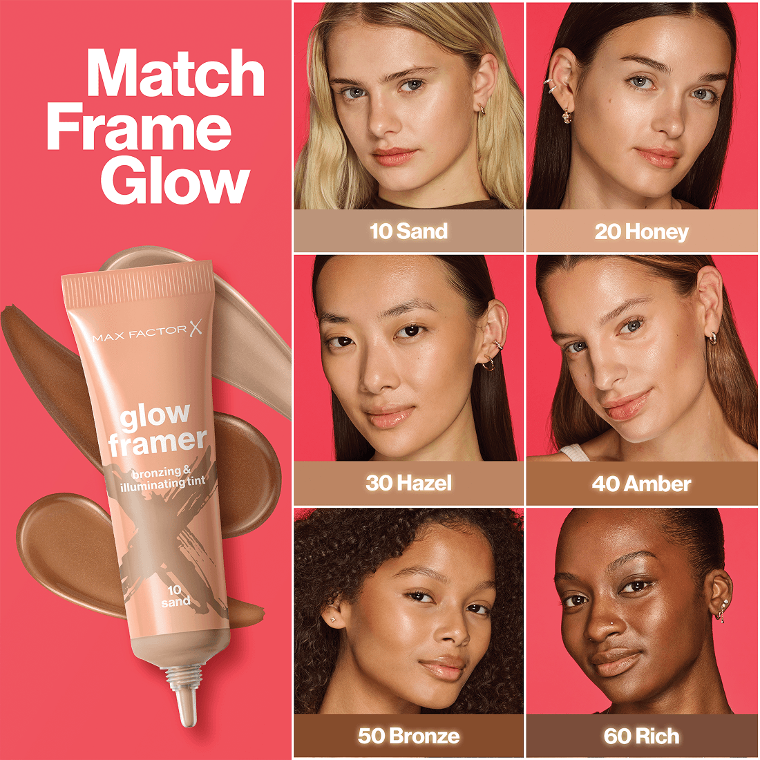 Max Factor Glow Framer Skin Tint 20 Honey 30 ml - produktbild 3