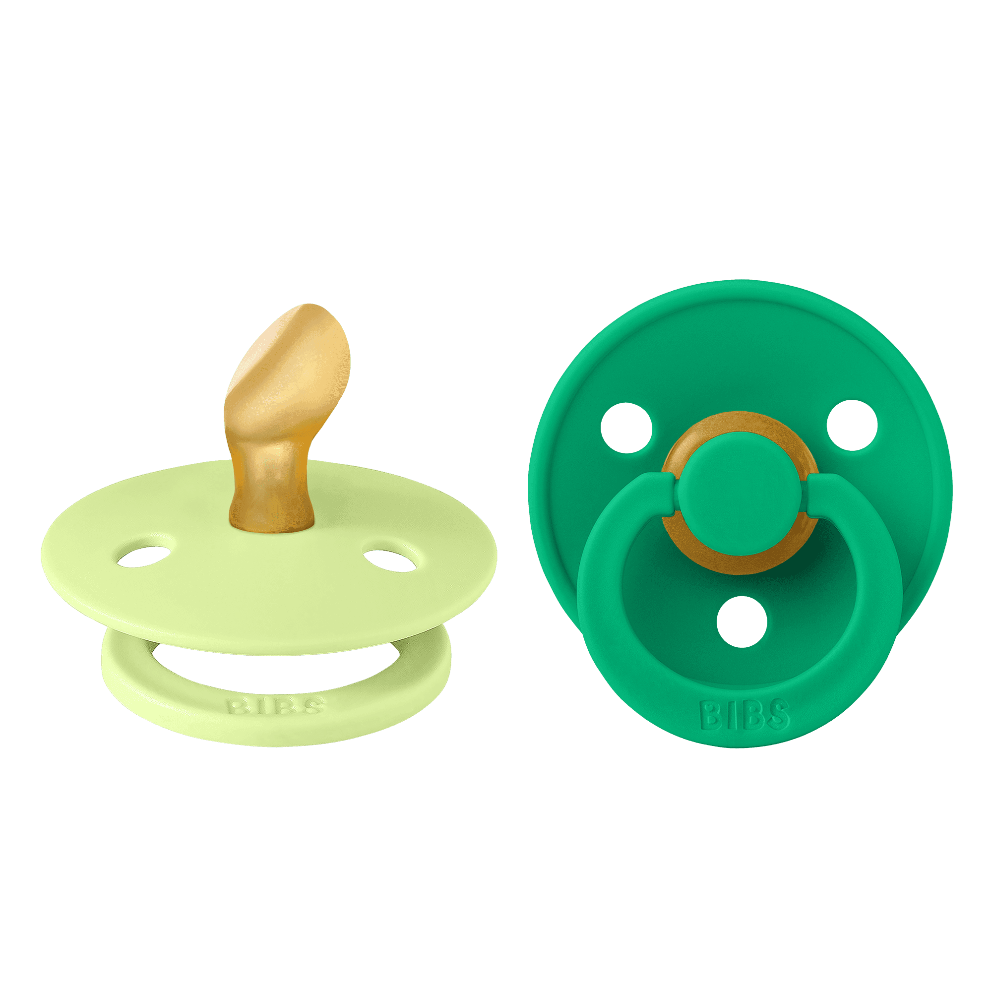 BIBS Colour Latex Anatomical Size 1 Matcha/Cactus 2-pack