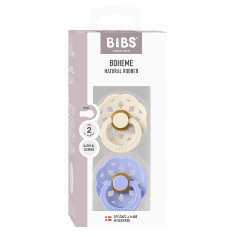BIBS Boheme Latex Size 2 Ivory/Hush 2-pack - produktbild 3