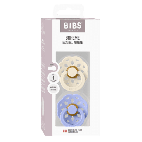 BIBS Boheme Latex Size 1 Ivory/Hush 2-pack - produktbild 3