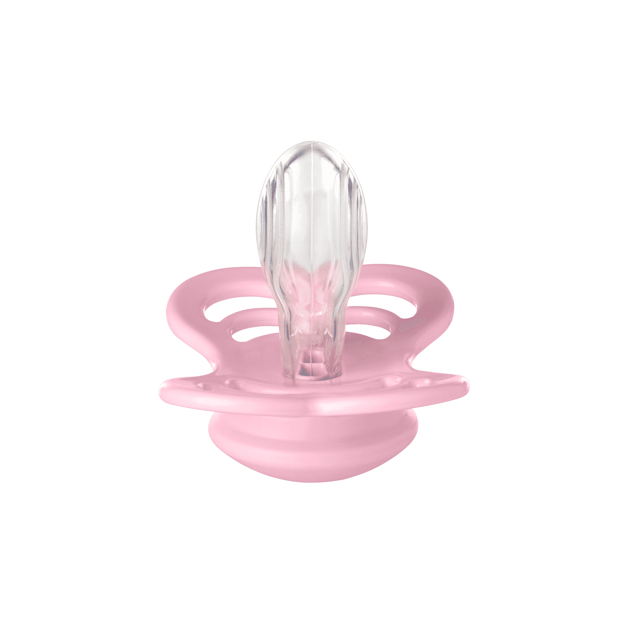 BIBS Supreme Silicone Size 2 Baby Pink - produktbild 2