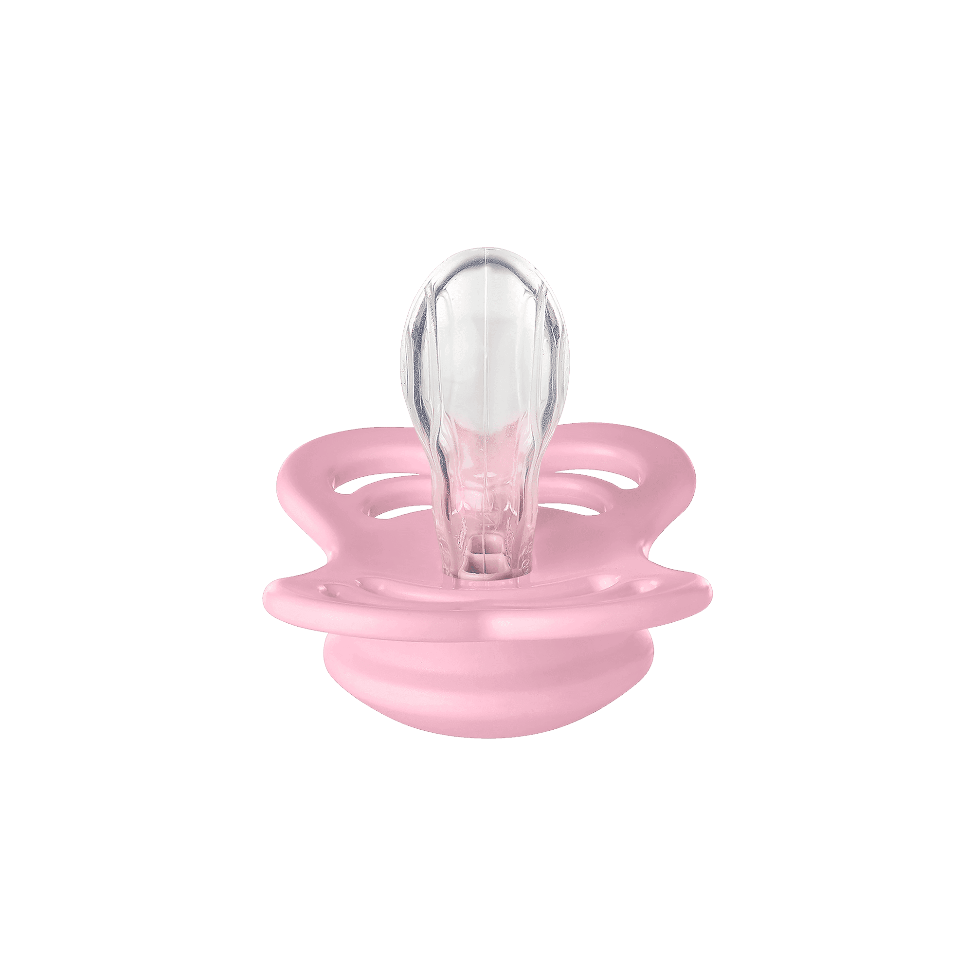 BIBS Supreme Silicone Size 1 Baby Pink - produktbild 2