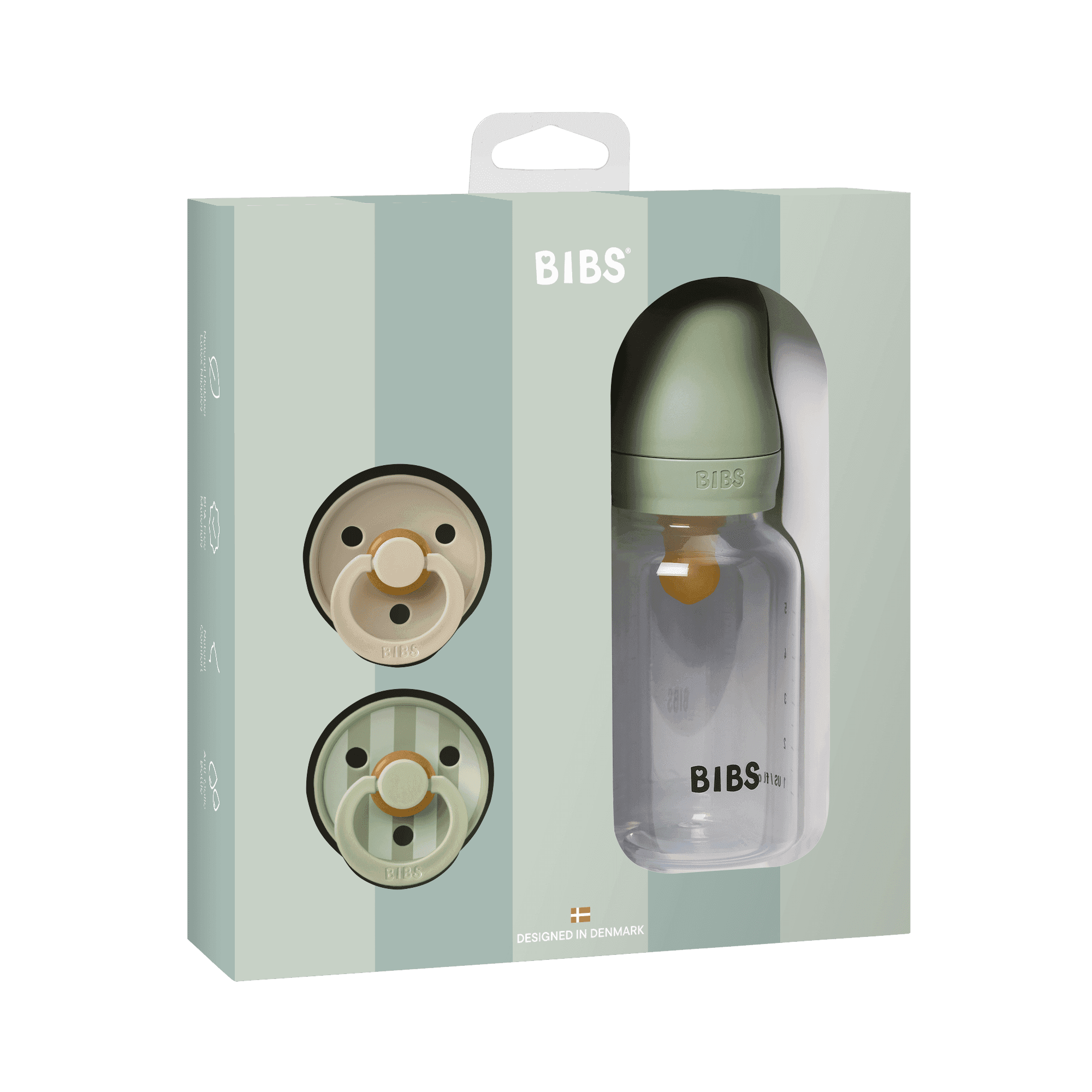 BIBS Gift Set Baby Sprinkle Sage - produktbild 2