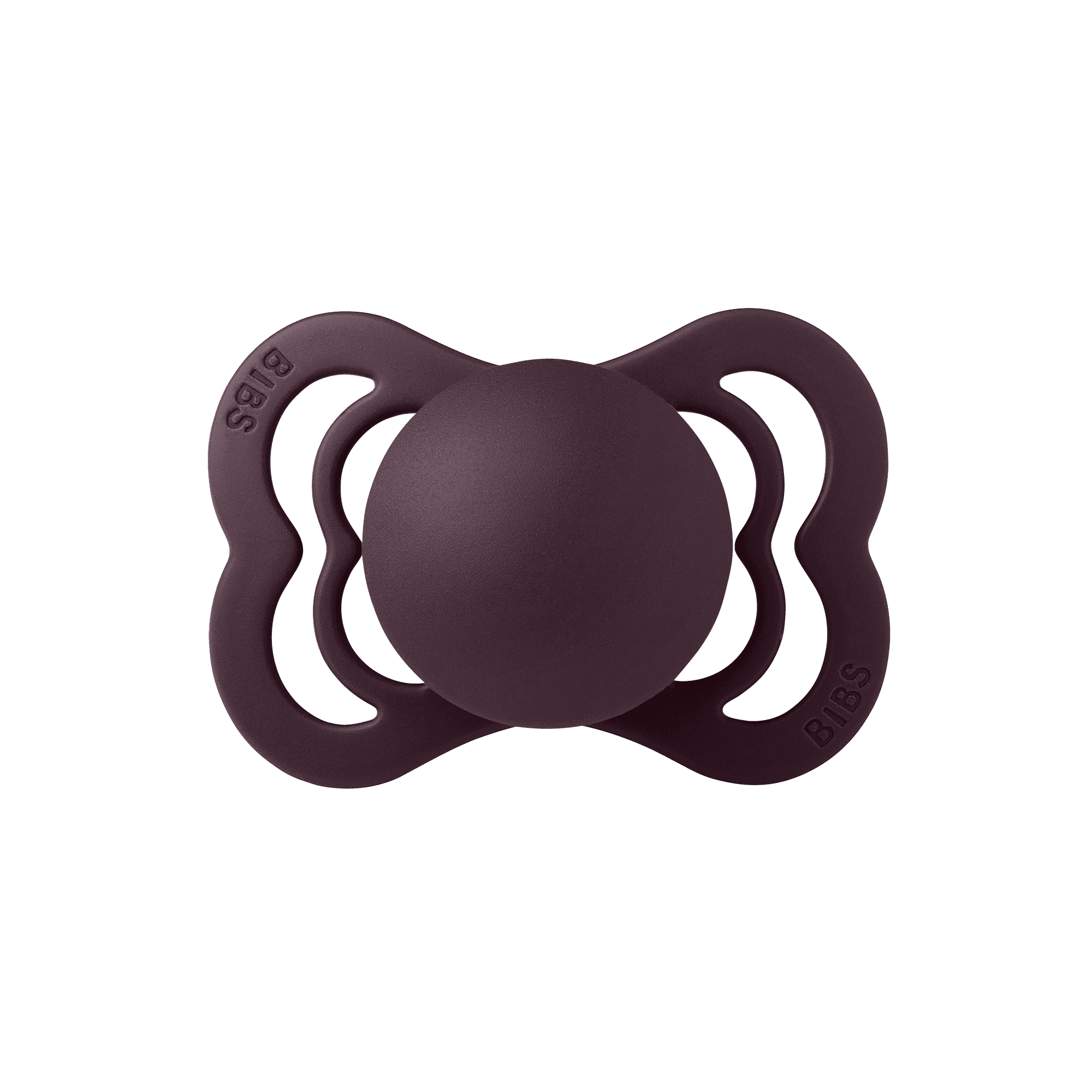 BIBS Supreme Silicone Size 1 Plum
