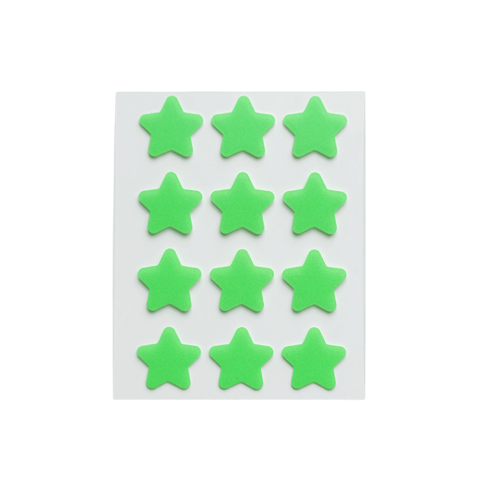 Peggy World Blemish Patches Hearts and Stars Lime Green 24 st 3