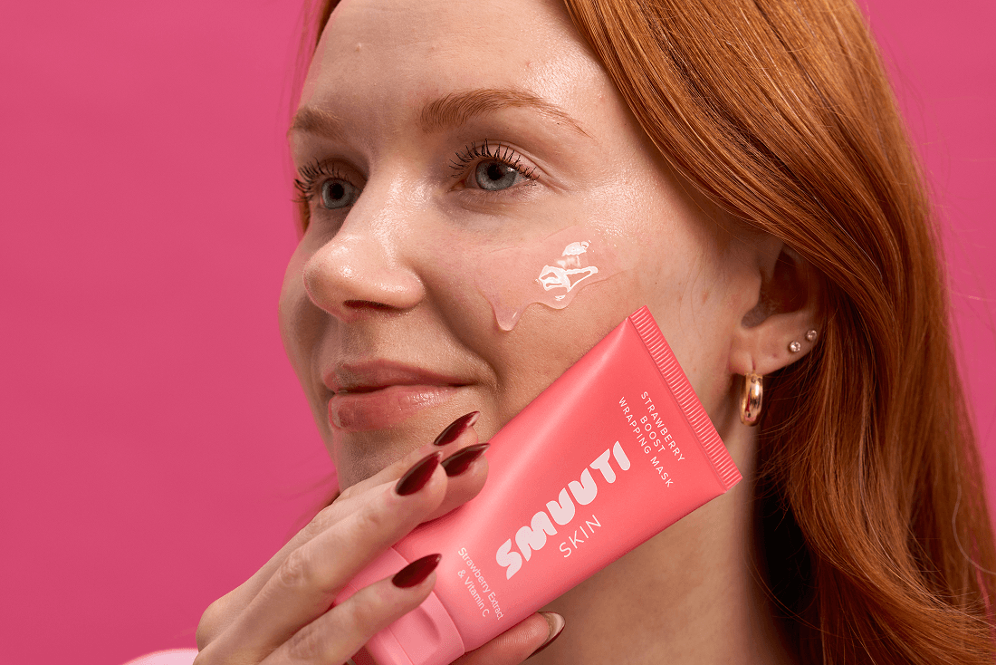 Smuuti Skin Strawberry Boost Wrapping Mask 70 ml 2