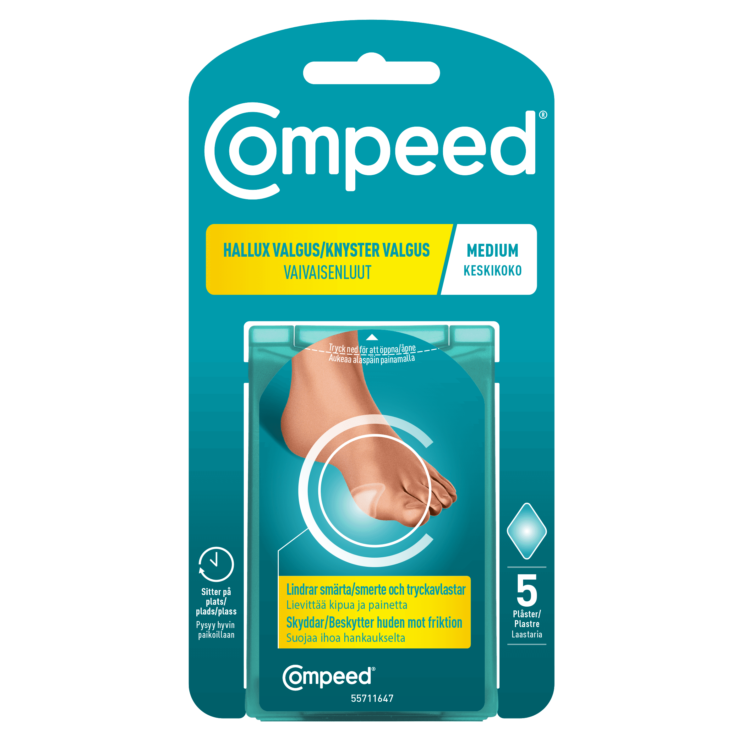Compeed Hallux Valgus Plåster 5 st