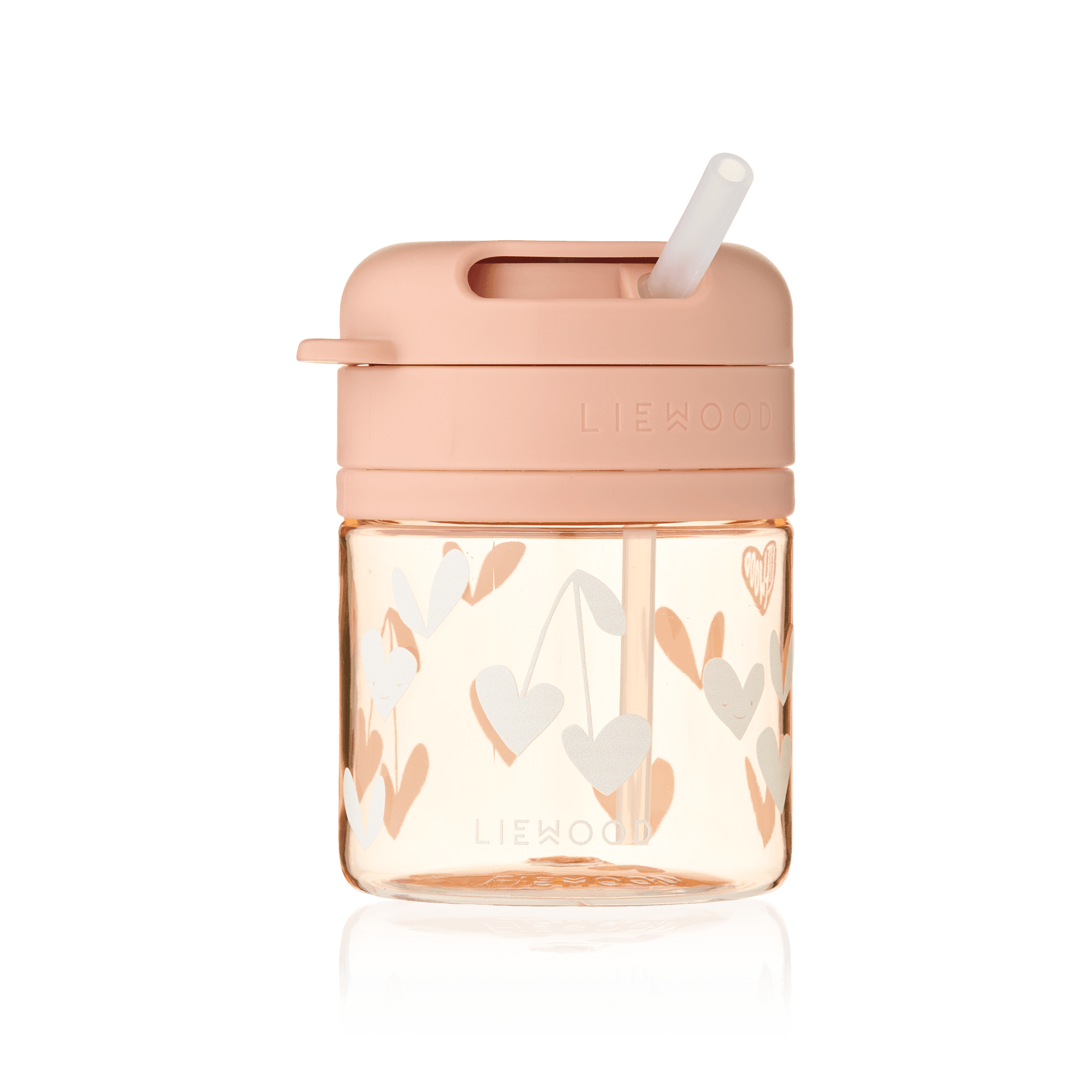 LIEWOOD Pavia Sugrörsmugg Sweethearts/Pale Tuscany 280 ml - produktbild 2