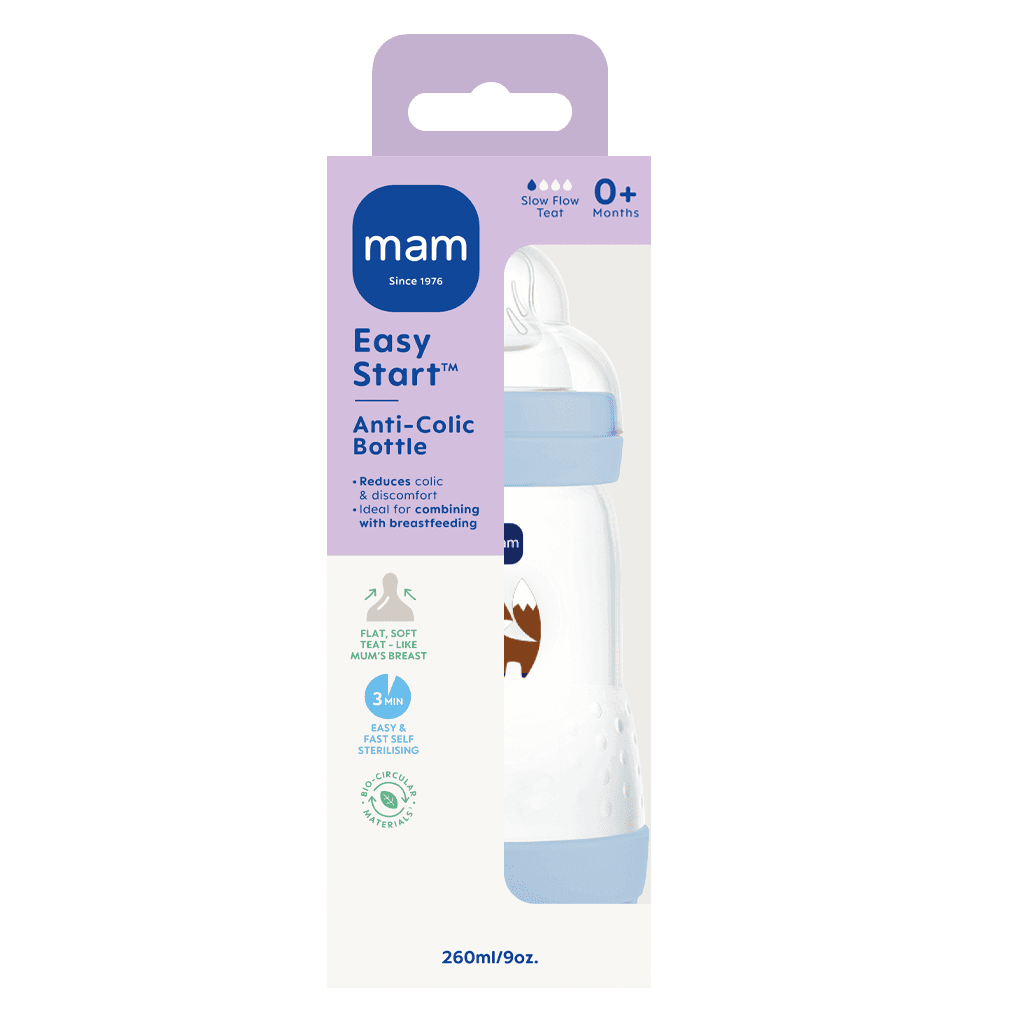 MAM Easy Start Anti-Colic 260 ml Blue 1 st - produktbild 3