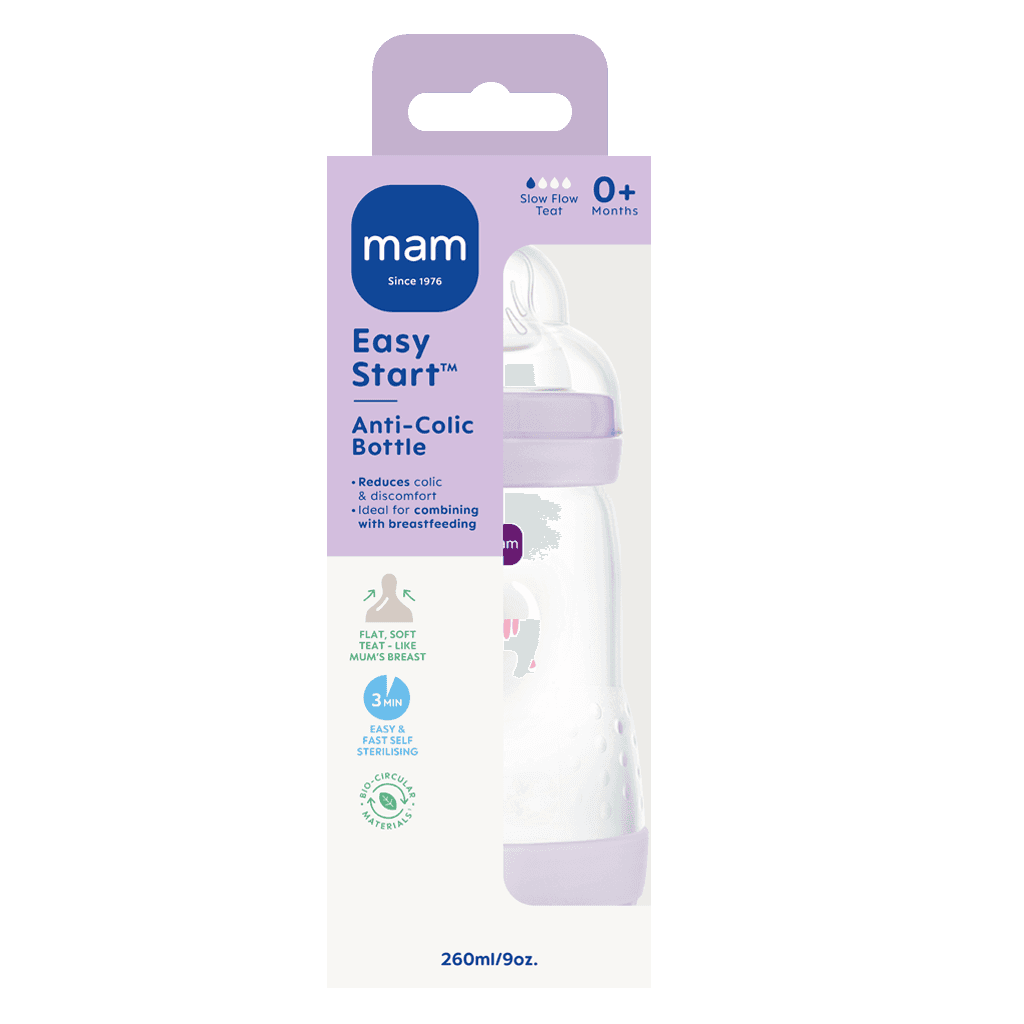 MAM Easy Start Anti-Colic 260 ml Pink 1 st - produktbild 3