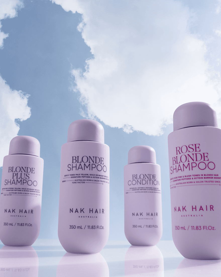 NAK Hair Blonde Plus Shampoo 350 ml - produktbild 3