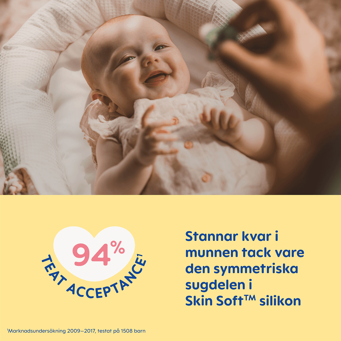 MAM Air Silicone 16-36 mån Blue Unprinted 2-pack - produktbild 4