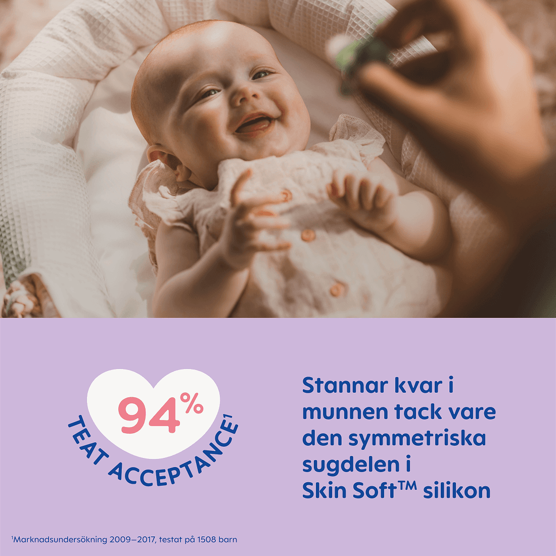MAM Perfect Night Silicone 6-16 mån Blue 2-pack - produktbild 5
