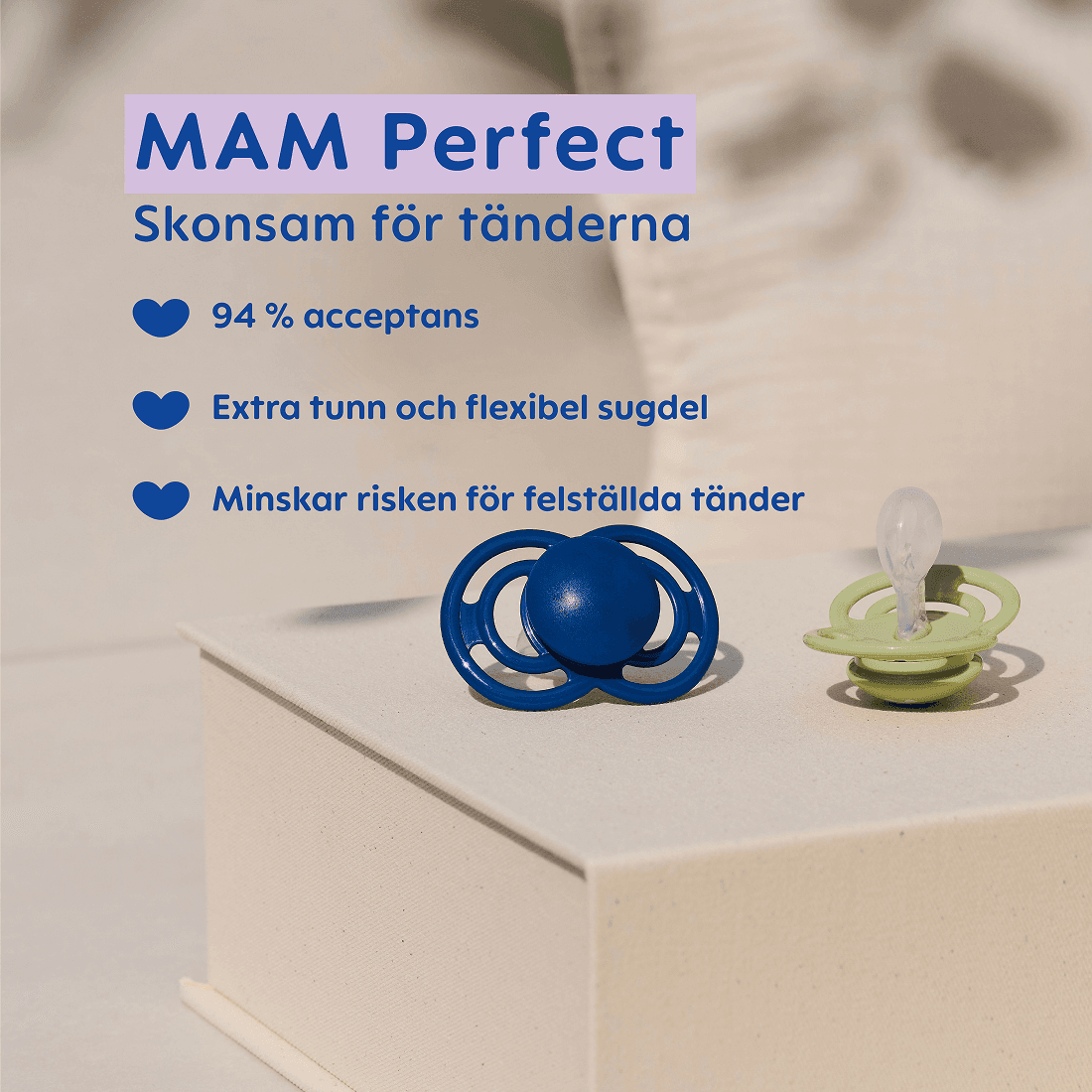 MAM Perfect Silicone 16-36 mån Pink 2-pack - produktbild 4
