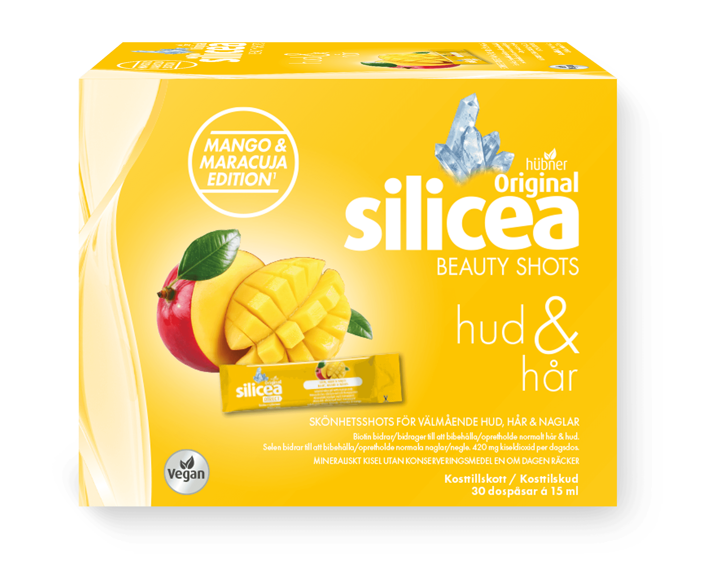 Original Silicea Beauty Shots Mango 30 dospåsar x 15 ml
