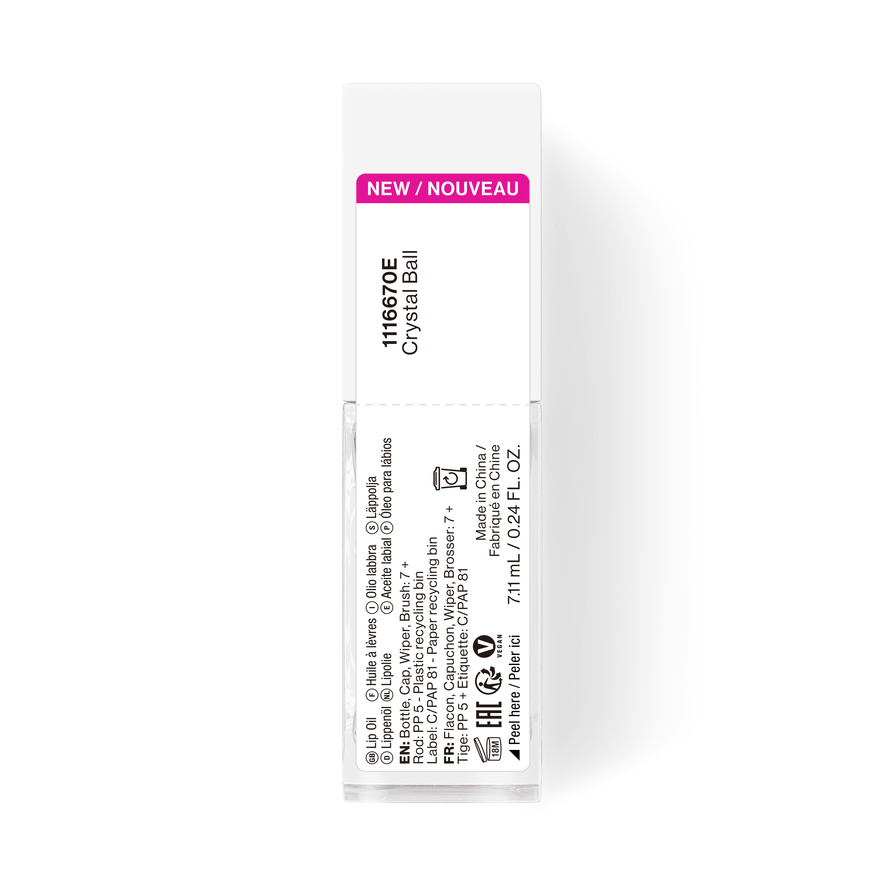 Wet n Wild Lip Oil Crystal Ball 7,11 ml - produktbild 5