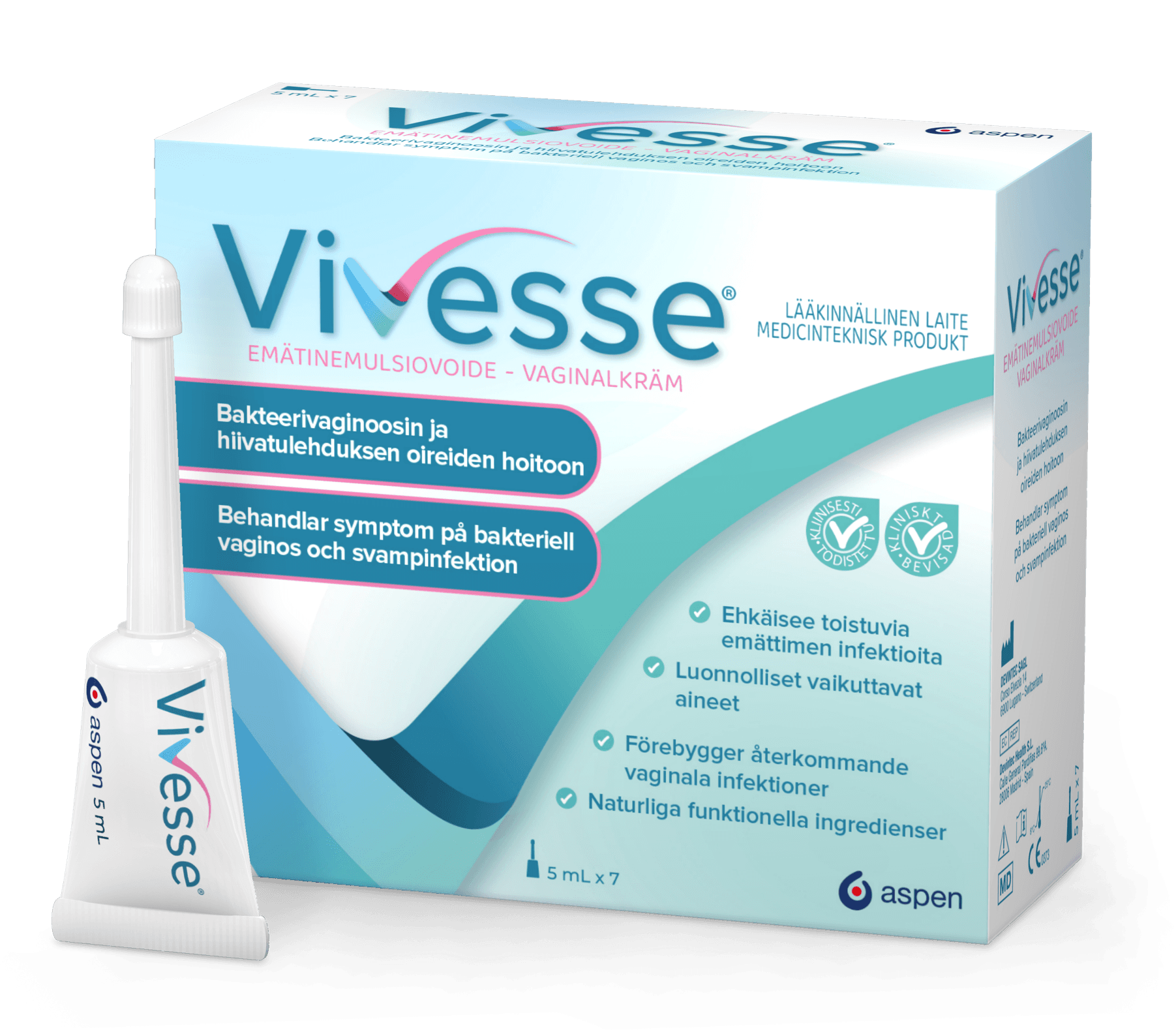 Vivesse Vaginalkräm 7 x 5 ml