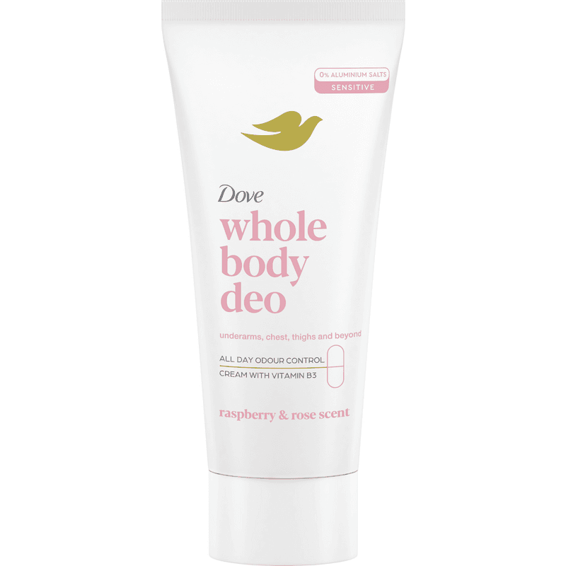 Dove Whole Body Deodorant Raspberry & Rose Cream 75 ml