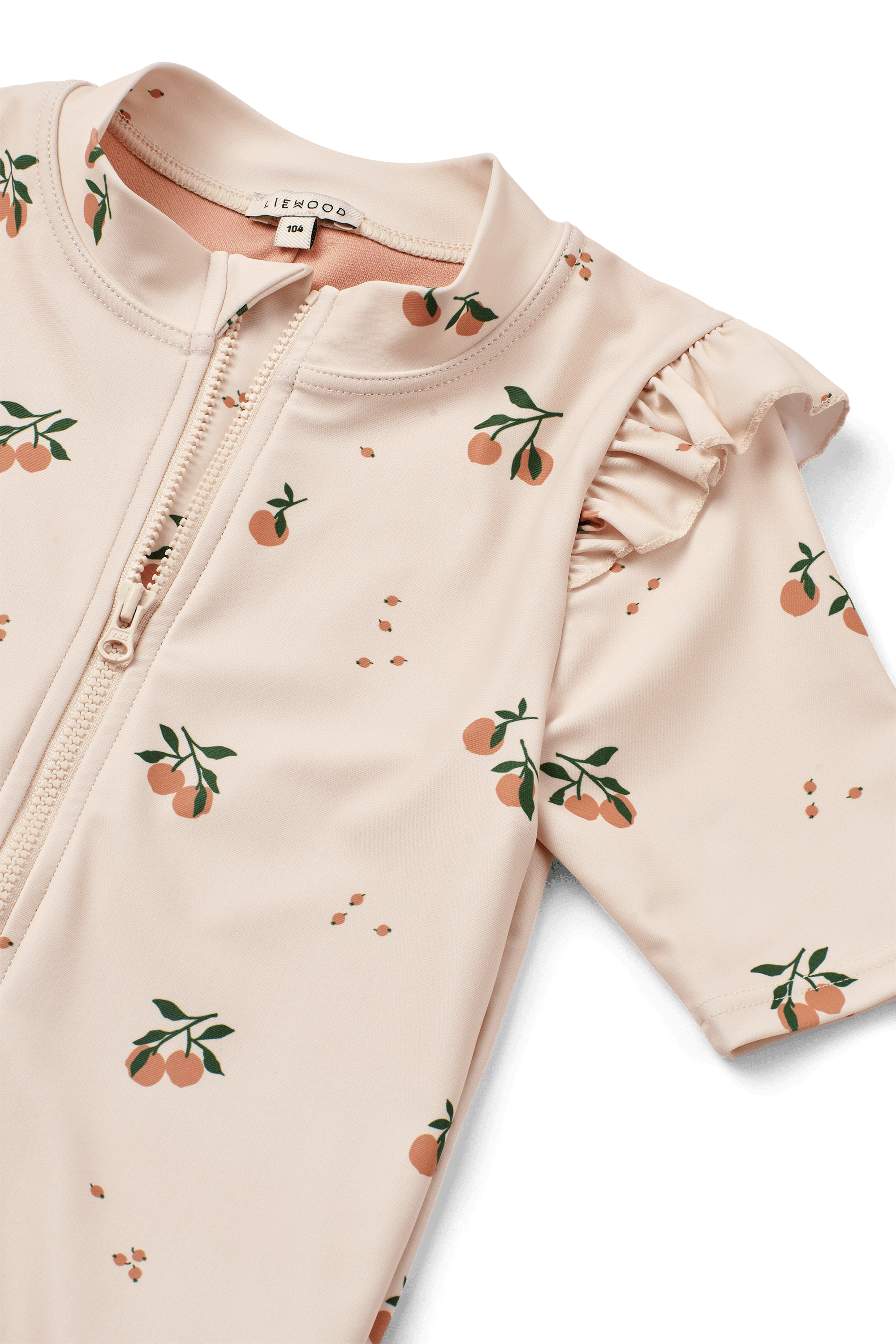 LIEWOOD Amel Baddräkt Peach/Sea Shell Strl 104 - produktbild 3