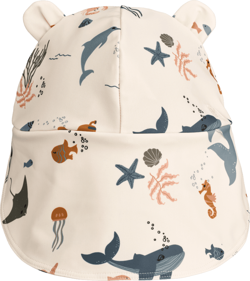 LIEWOOD Senia Solhatt med öron Sea Creature/Sandy Strl 3-6 mån - produktbild 2