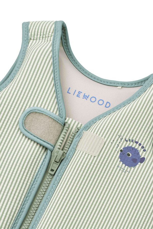LIEWOOD Dove Badväst Peppermint/Sandy Strl 11-15 kg - produktbild 3