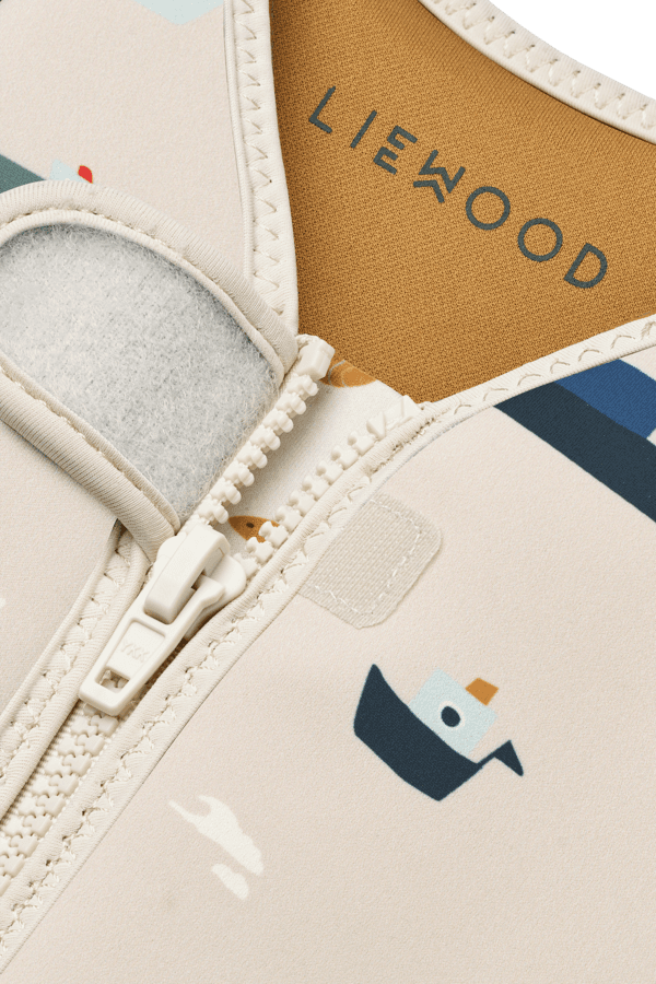 LIEWOOD Dove Badväst Sailing/Sandy Strl 11-15 kg - produktbild 3