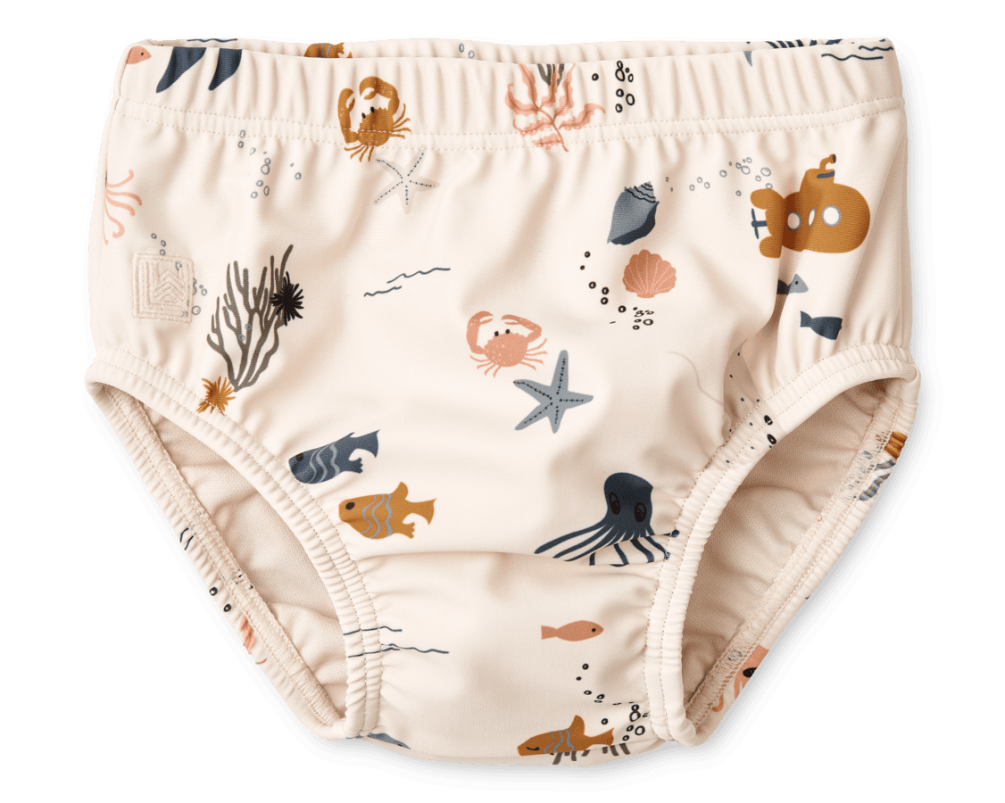 LIEWOOD Anthony Baby Badbyxor Sea Creature/Sandy Strl 80