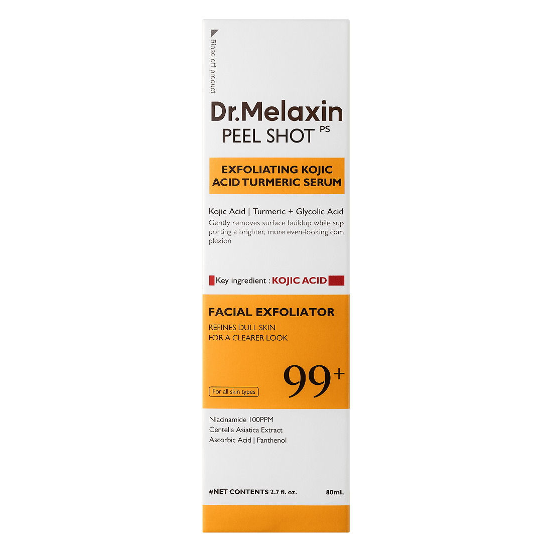 Dr.Melaxin Peel Shot Exfoliating Kojic Acid Turmeric Serum 80 ml 5