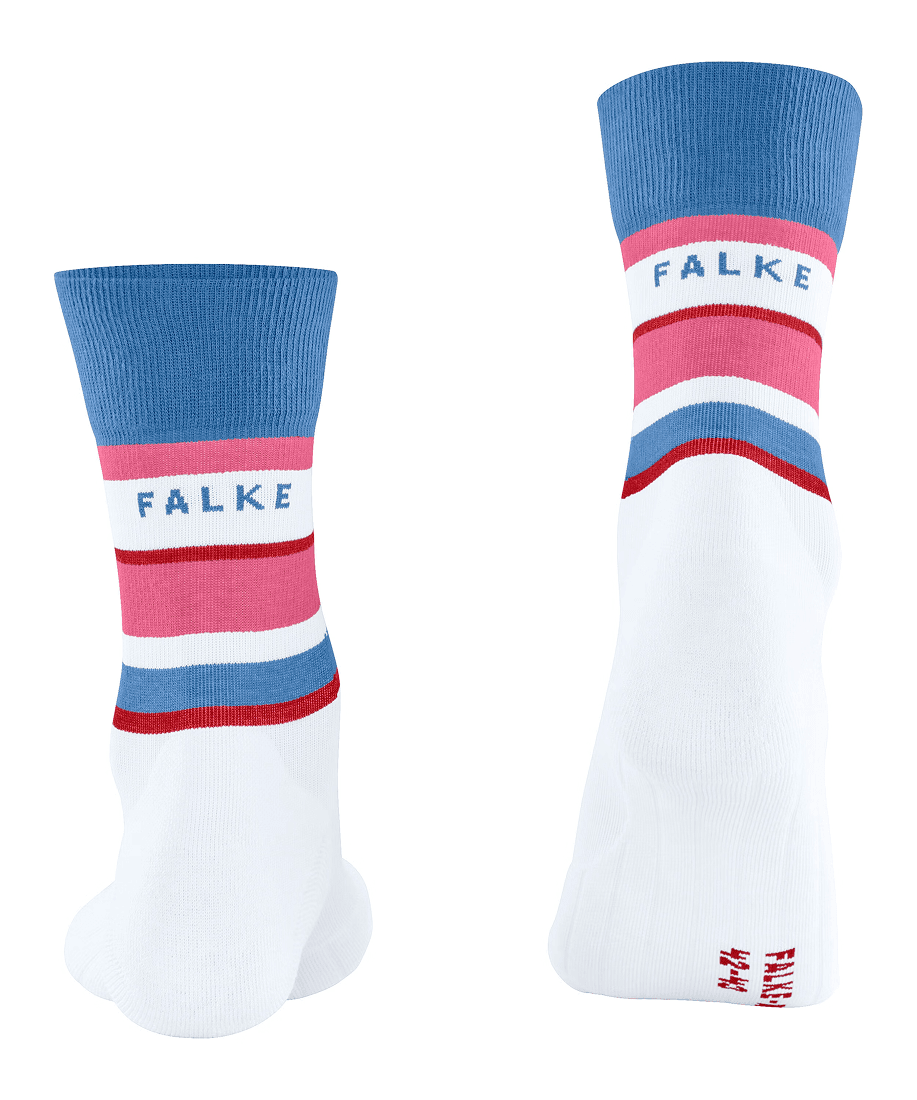 FALKE RU4 Endurance Compression Socks Woman White Stripes 41-42 2