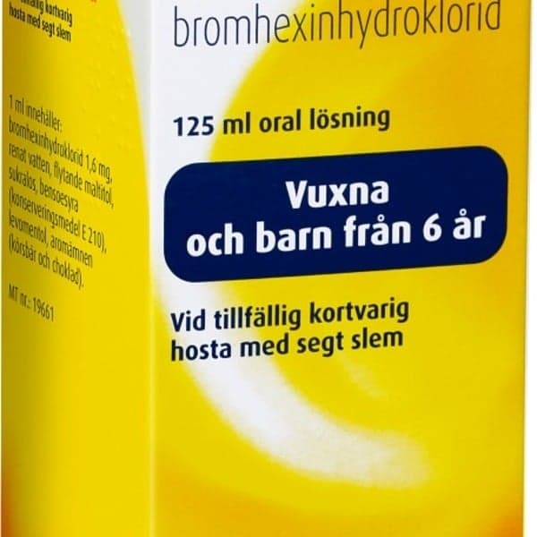 Bisolvon, oral lösning 1,6 mg/ml 125 ml
