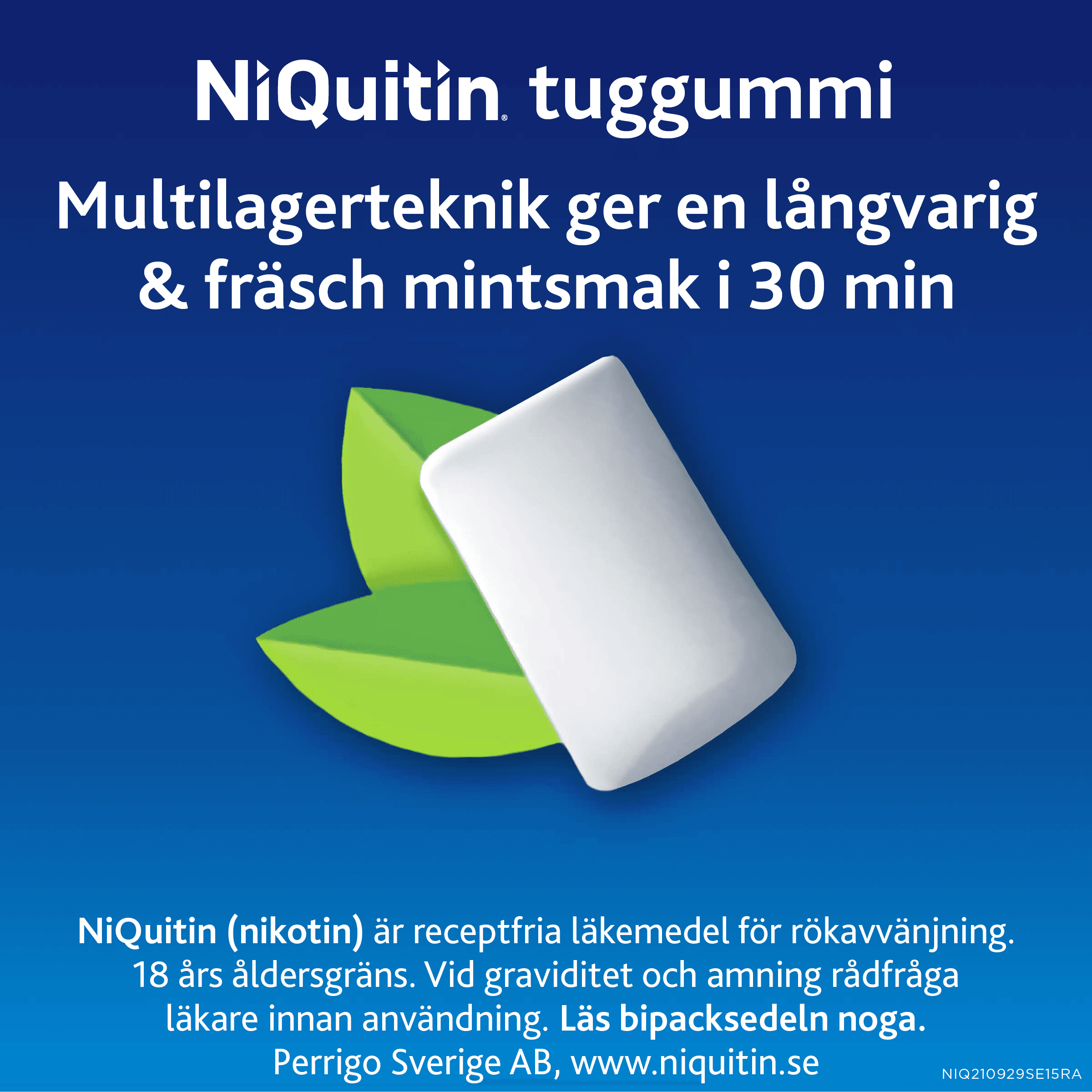 NiQuitin Mentolmint, medicinskt tuggummi 4 mg 200 st 3