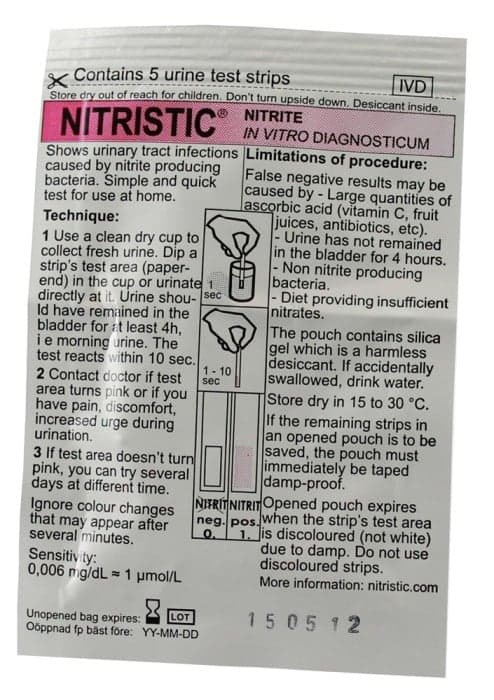 Nitristic teststickor 5 st
