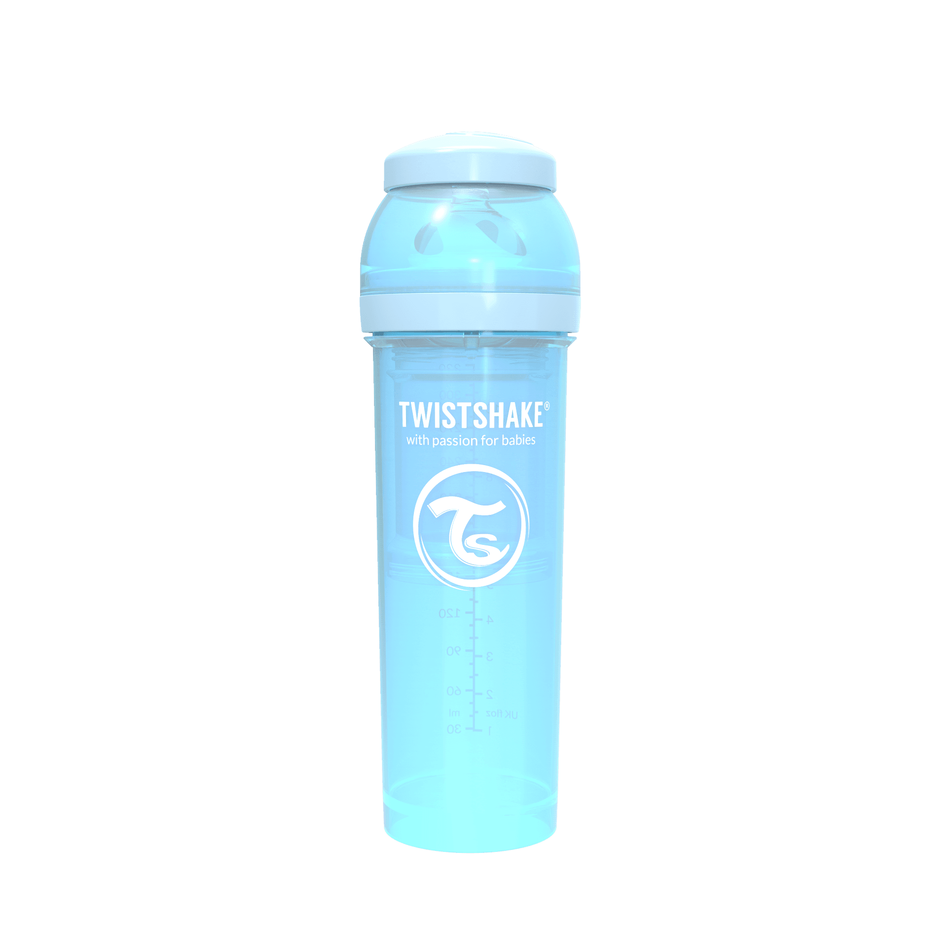 Twistshake Anti-Colic 330 ml Pastell Blå - produktbild 2