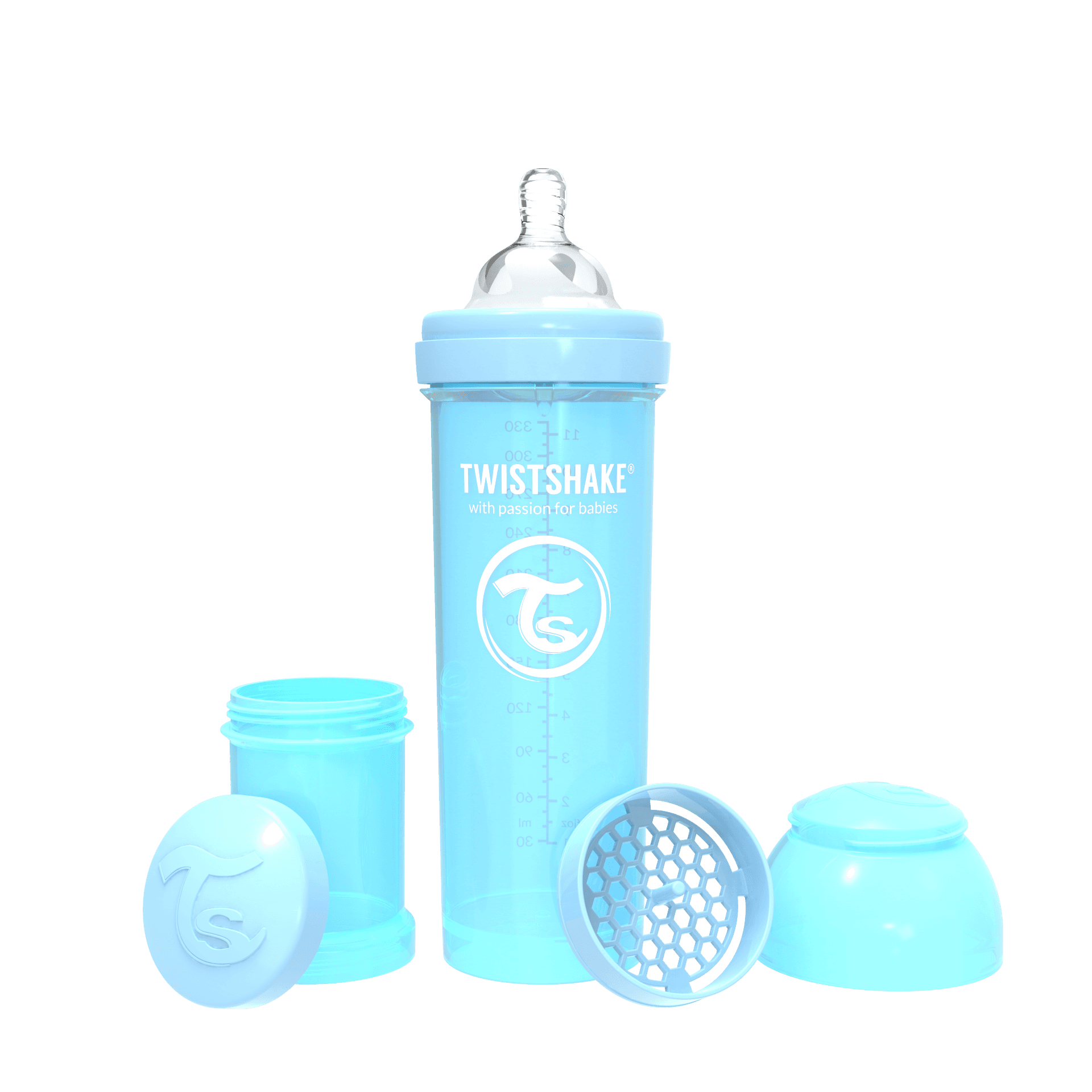 Twistshake Anti-Colic 330 ml Pastell Blå