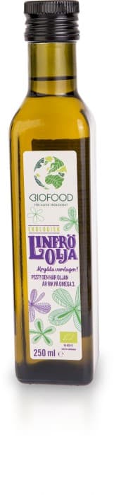 Biofood Linfröolja Kallpressad 250 ml
