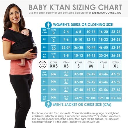 Baby K´tan Bärsjal Svart S 2